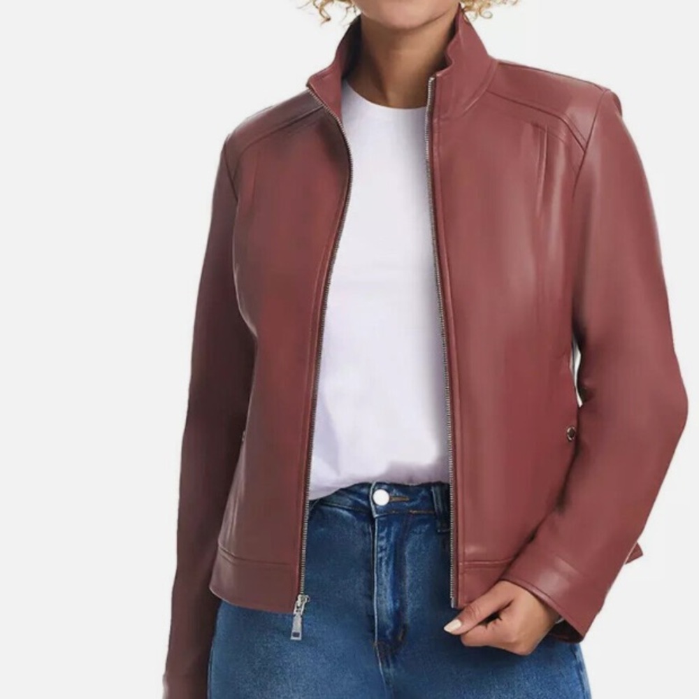 NWT Vince Camino Women’s Faux Leather Jacket